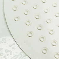 Miniatyr av produktbild för Sealskin Halkfri duschmatta Rotondo 55 cm vit