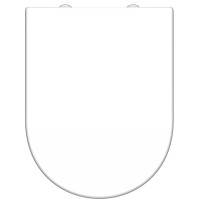Produktbild för SCHÜTTE Toalettsits WHITE duroplast D-formad