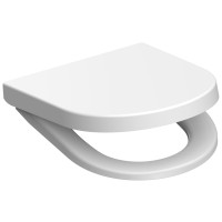 Produktbild för SCHÜTTE Toalettsits WHITE duroplast D-formad