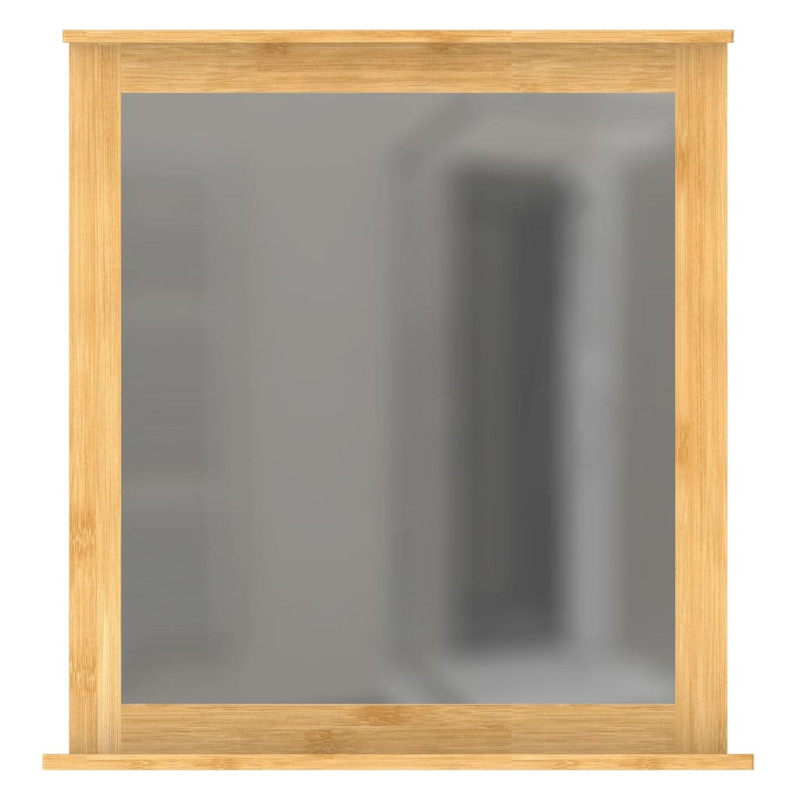 Produktbild för EISL Spegel med bamburam 67x11x70 cm