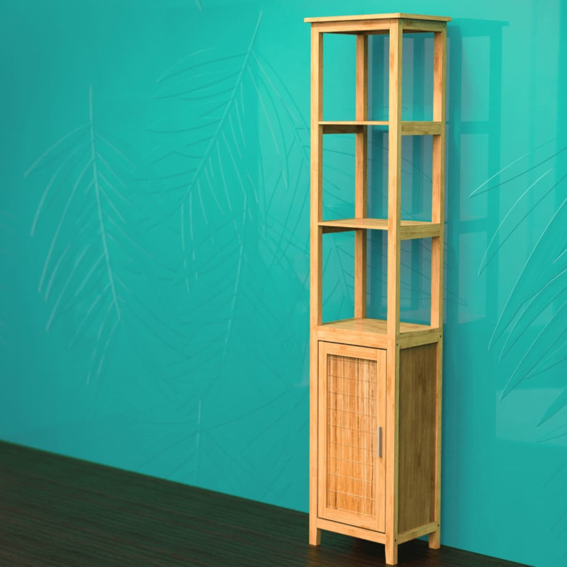 Produktbild för EISL Högskåp med 3 utrymmen bambu 40x30x190 cm