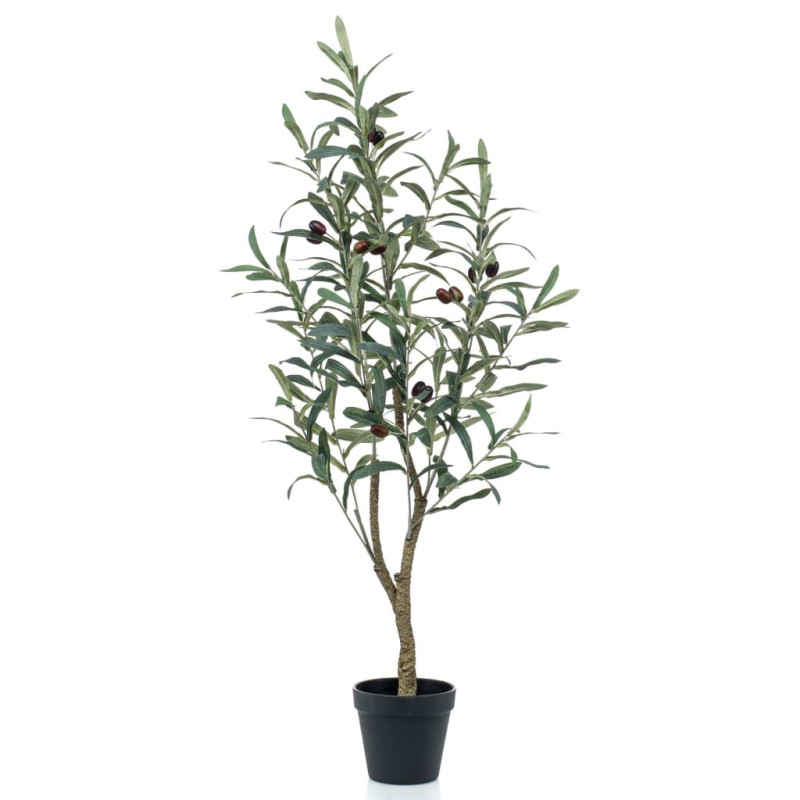 Produktbild för Emerald Konstväxt olivträd 90 cm i plastkruka