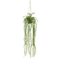 Miniatyr av produktbild för Emerald Konstväxt Klätterfikus i kruka hängande 60 cm