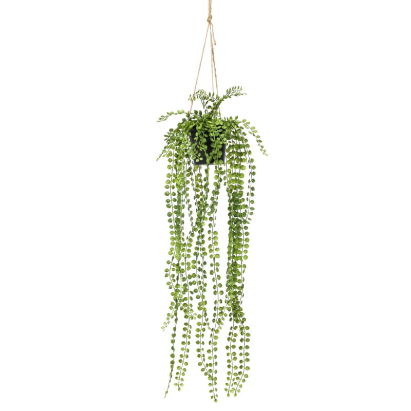 Produktbild för Emerald Konstväxt Klätterfikus i kruka hängande 60 cm