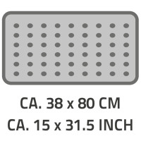 Miniatyr av produktbild för RIDDER Halkfri badkarsmatta Playa 80x38 cm neonblå 68303