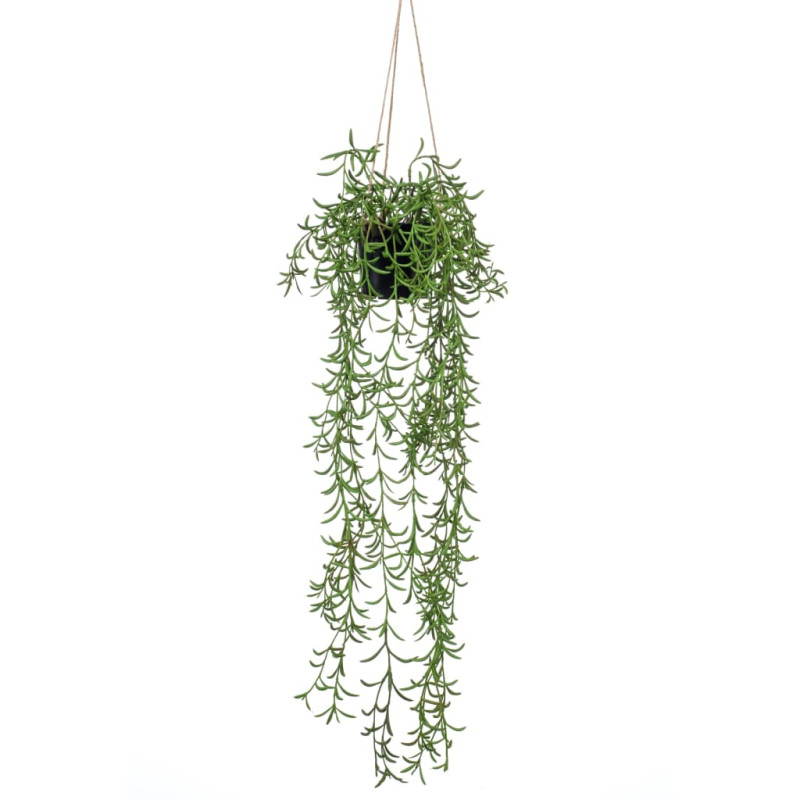 Produktbild för Emerald Konstväxt Senecio i kruka hängande 70 cm