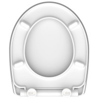 Miniatyr av produktbild för SCHÜTTE Toalettsits med mjuk stängning högglans MAGIC LIGHT duroplast