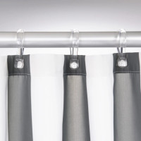 Miniatyr av produktbild för Sealskin Duschdraperi Linje 180 cm grå 233011314