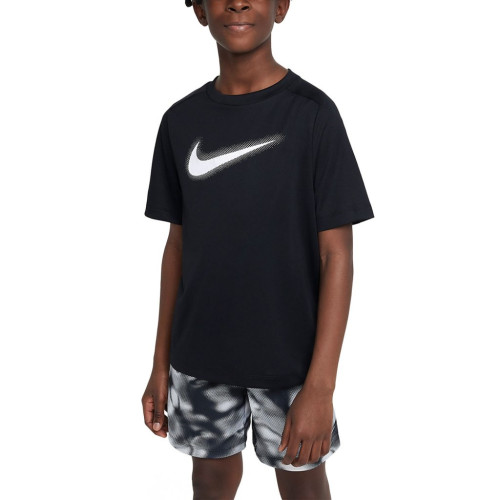 Nike NIKE DriFIt Icon Tee Black Boys Jr