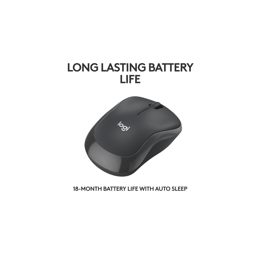 Produktbild för Logitech M240 Silent - mus - Bluetooth - grafit