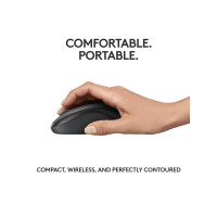 Produktbild för Logitech M240 Silent - mus - Bluetooth - grafit