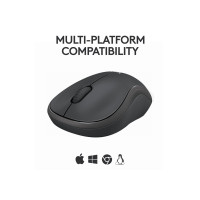 Produktbild för Logitech M240 Silent - mus - Bluetooth - grafit