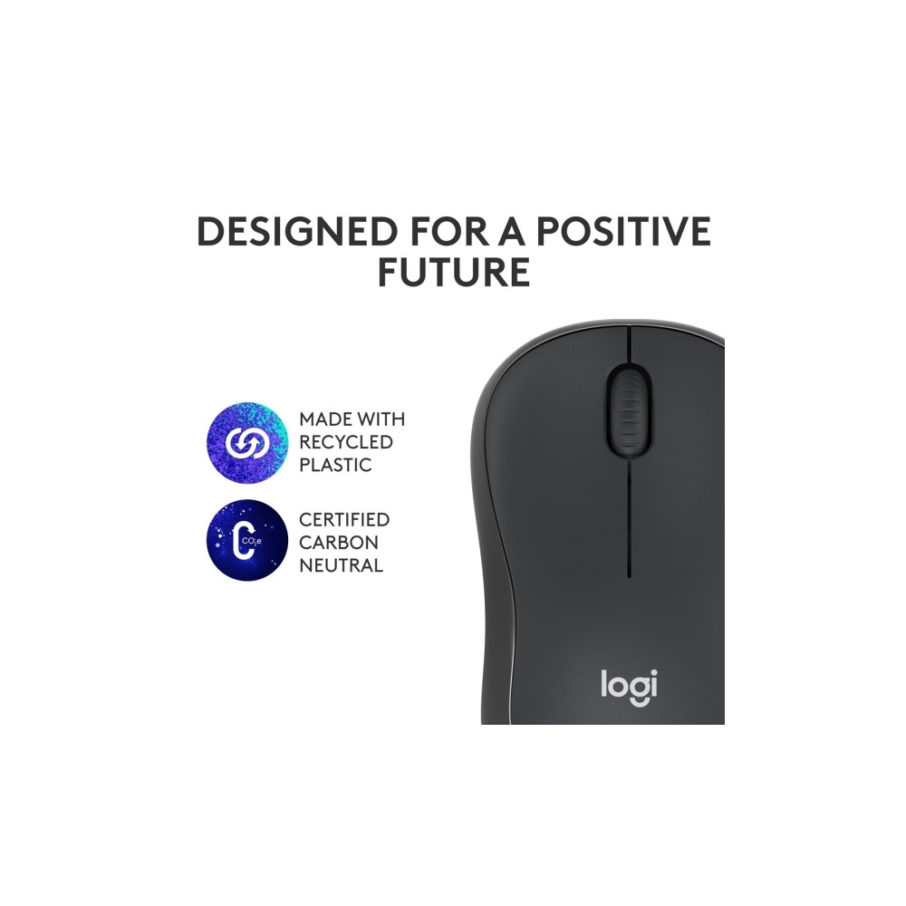 Produktbild för Logitech M240 Silent - mus - Bluetooth - grafit