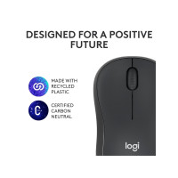 Produktbild för Logitech M240 Silent - mus - Bluetooth - grafit