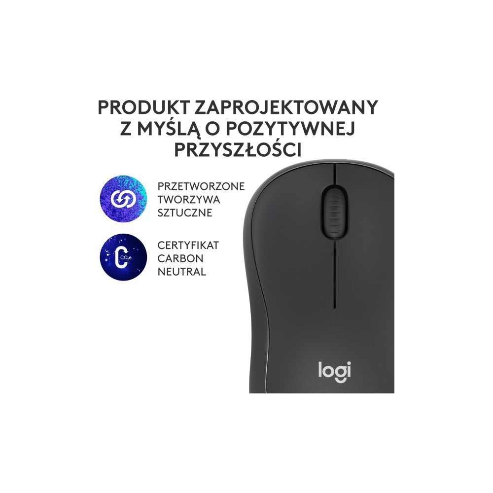 Produktbild för Logitech M240 Silent - mus - Bluetooth - grafit