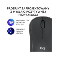 Produktbild för Logitech M240 Silent - mus - Bluetooth - grafit