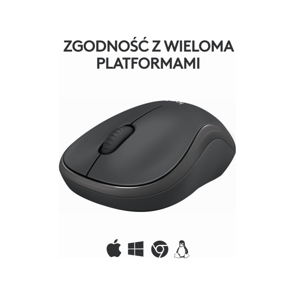 Produktbild för Logitech M240 Silent - mus - Bluetooth - grafit