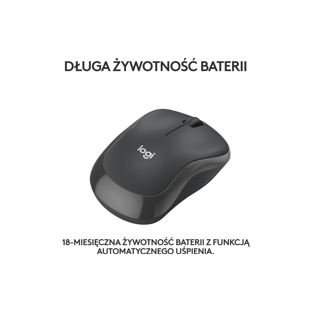 Produktbild för Logitech M240 Silent - mus - Bluetooth - grafit