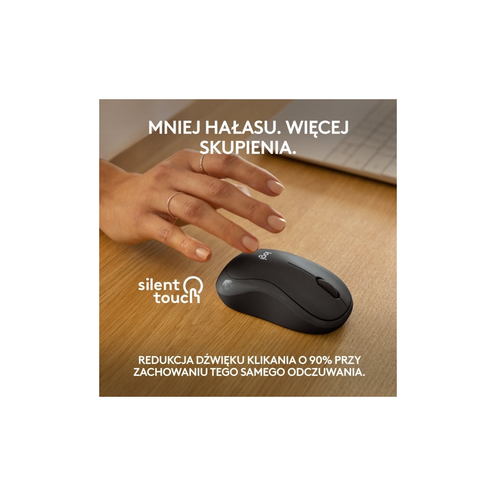Produktbild för Logitech M240 Silent - mus - Bluetooth - grafit