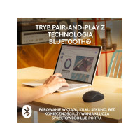 Produktbild för Logitech M240 Silent - mus - Bluetooth - grafit