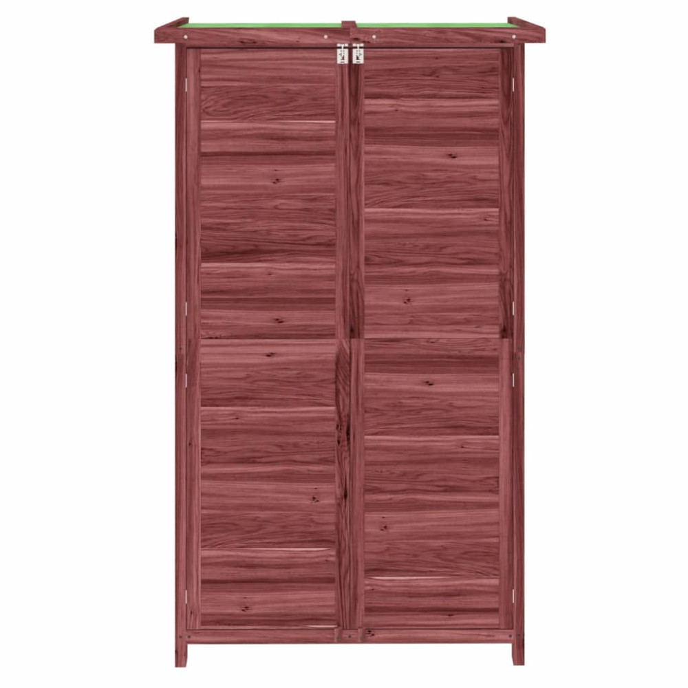Produktbild för Trädgårdsbod mocka-brun 83x57x140 cm massiv furu