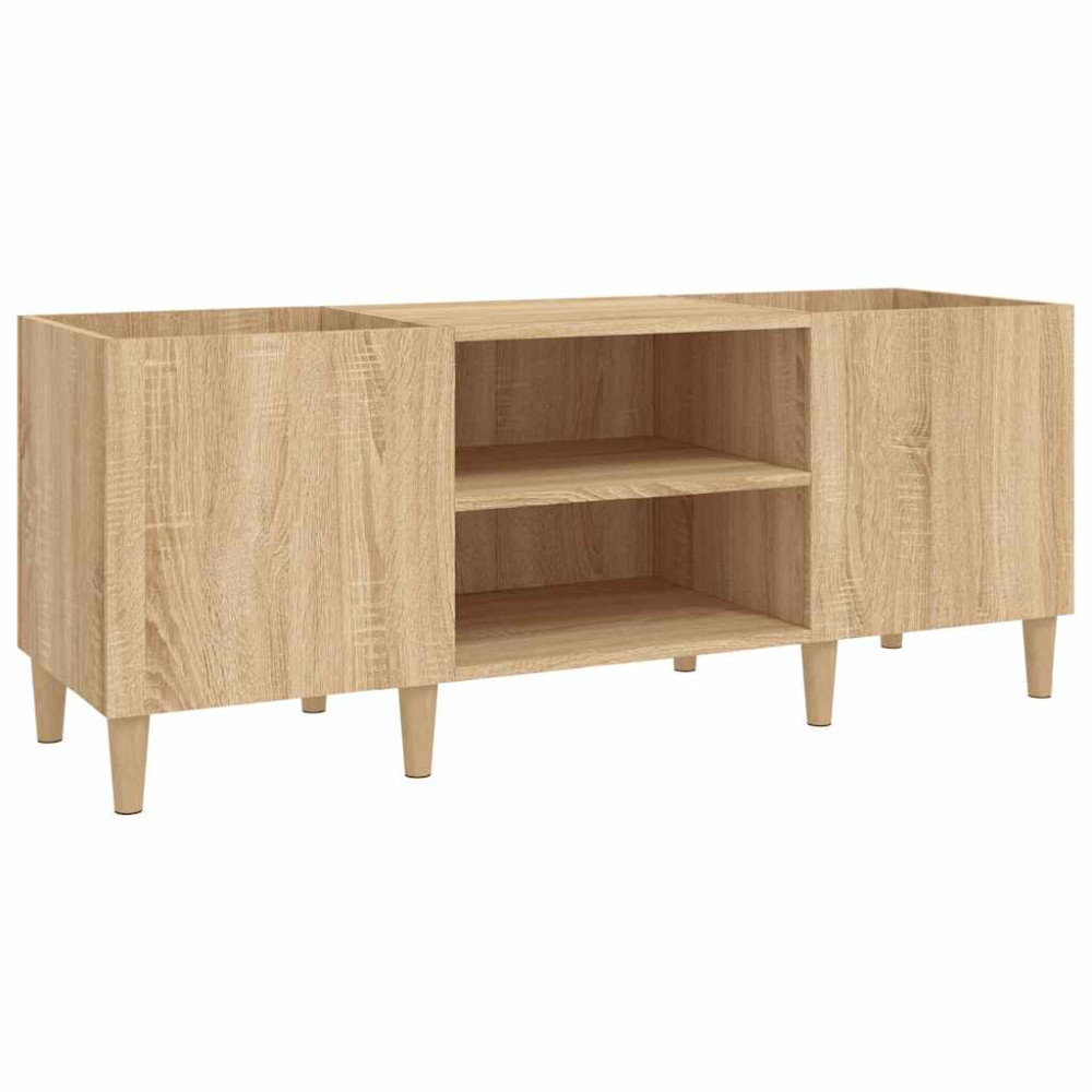 Produktbild för Skivskåp Sonoma Ek 121x38x48 cm konstruerat trä