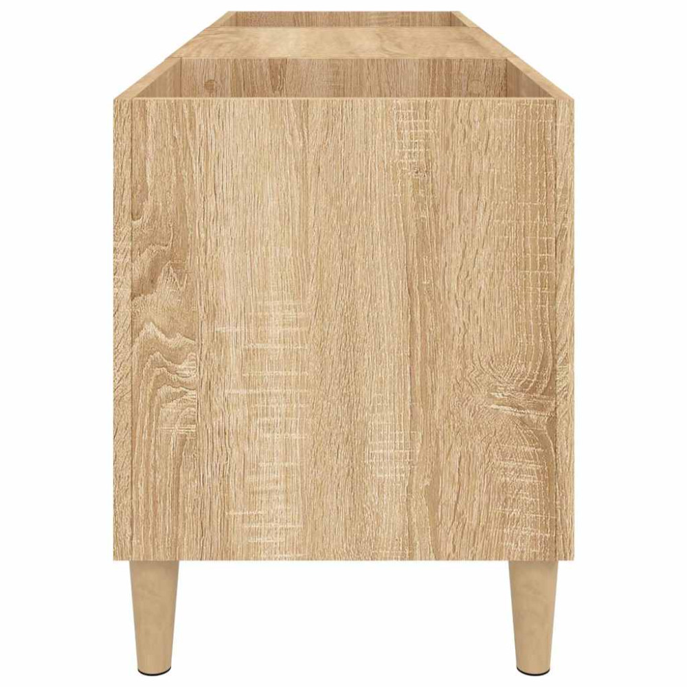 Produktbild för Skivskåp Sonoma Ek 121x38x48 cm konstruerat trä