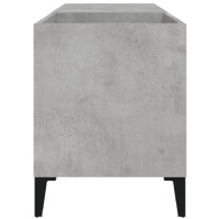 Produktbild för Stereobänk betong-grå 84,5x38x48 cm konstruerat trä