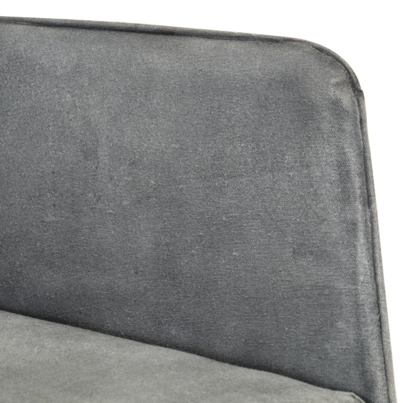 Produktbild för Gungstol grå vintage kanvas