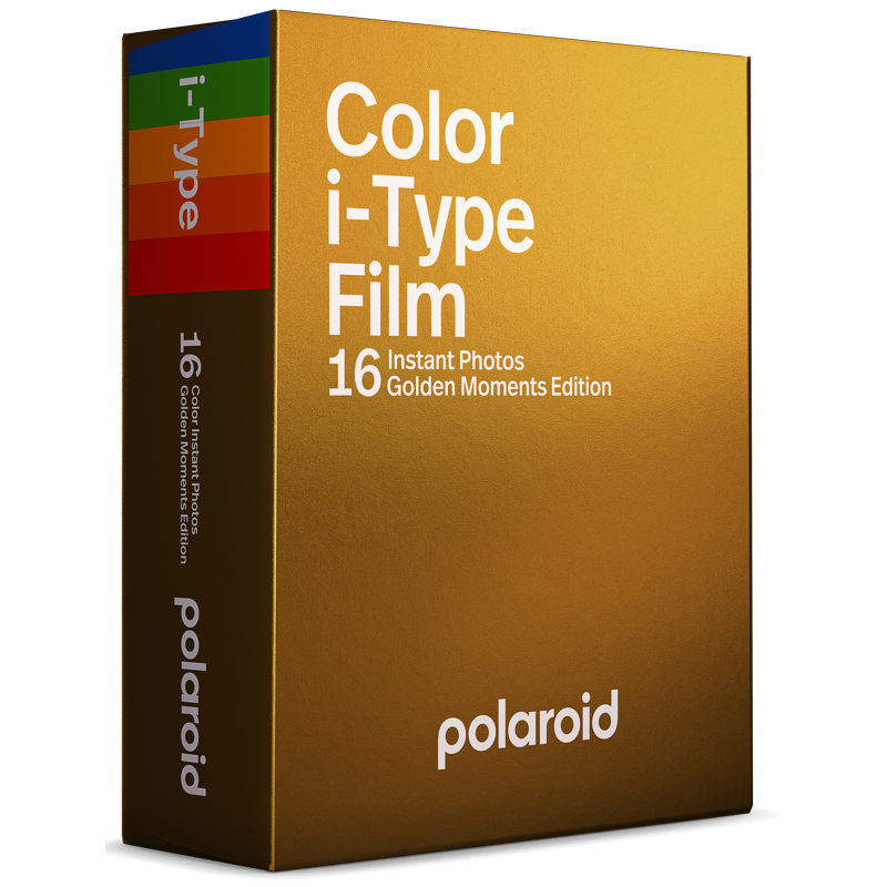 Produktbild för Polaroid I-type Color film Golden Moments 2-pack