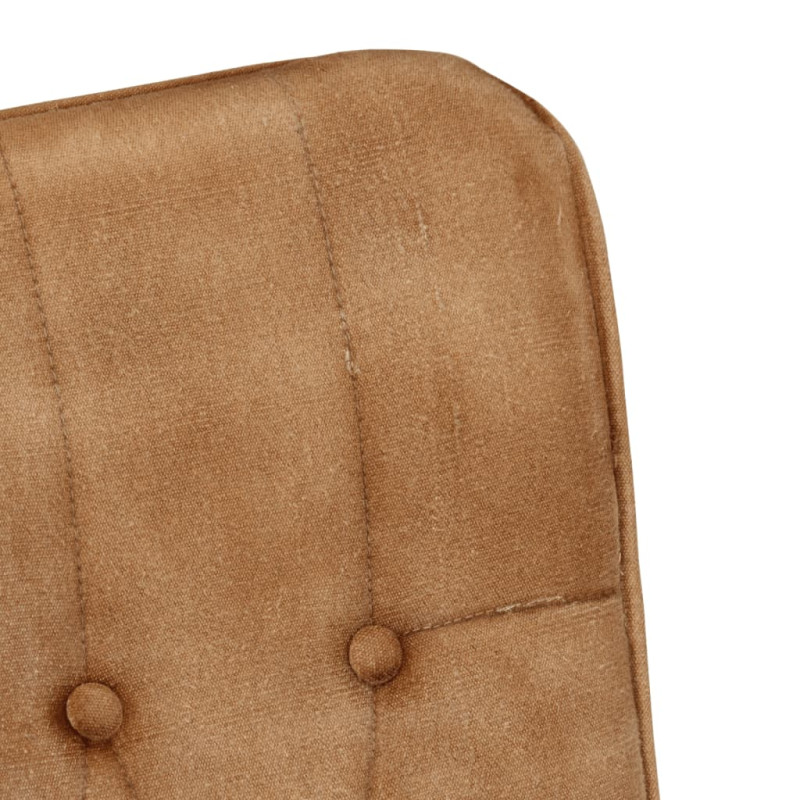 Produktbild för Gungstol brun vintage kanvas