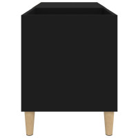 Produktbild för Stereobänk svart 84,5x38x48 cm konstruerat trä
