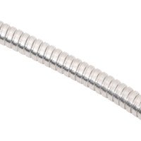 Produktbild för Slang med sprutmunstycke silver 0,6" 30 m rostfritt stål