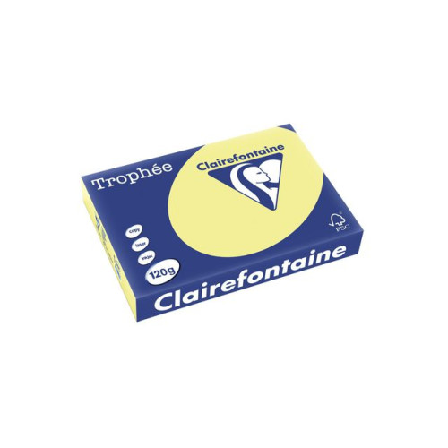 Clairefontaine Kop.ppr TROPHÉE A4 120g oh citron 250/fp