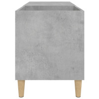 Produktbild för Stereobänk betong-grå 84,5x38x48 cm konstruerat trä