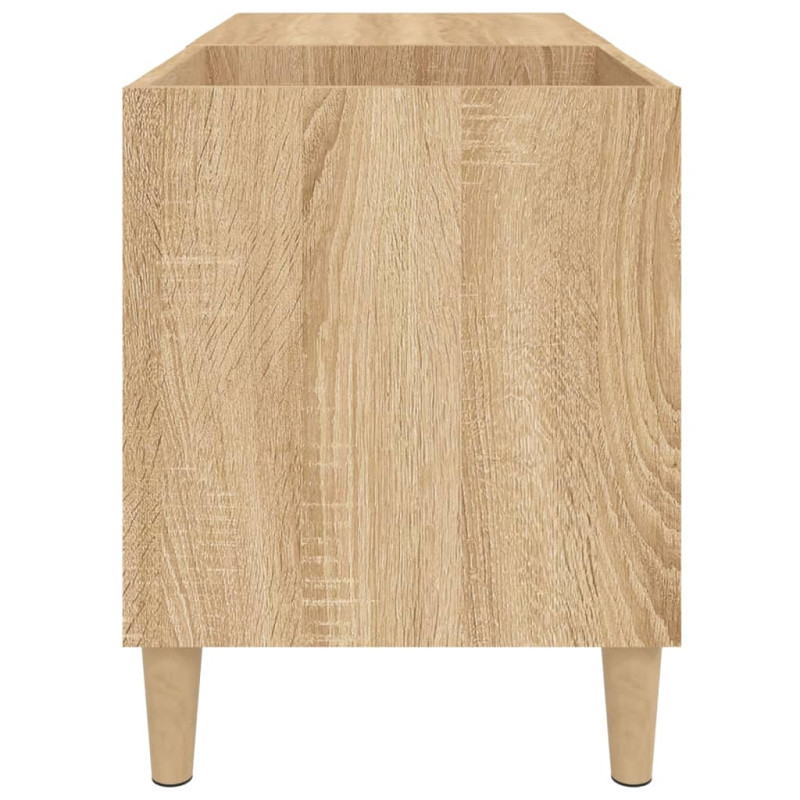 Produktbild för Stereobänk sonoma-ek 84,5x38x48 cm konstruerat trä