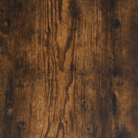 Produktbild för Stereobänk rökfärgad ek 84,5x38x48 cm konstruerat trä