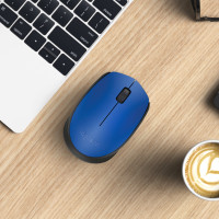 Produktbild för Logitech M171 Blue-K datormöss Ambidextrous RF Trådlös Optisk 1000 DPI