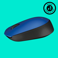 Produktbild för Logitech M171 Blue-K datormöss Ambidextrous RF Trådlös Optisk 1000 DPI