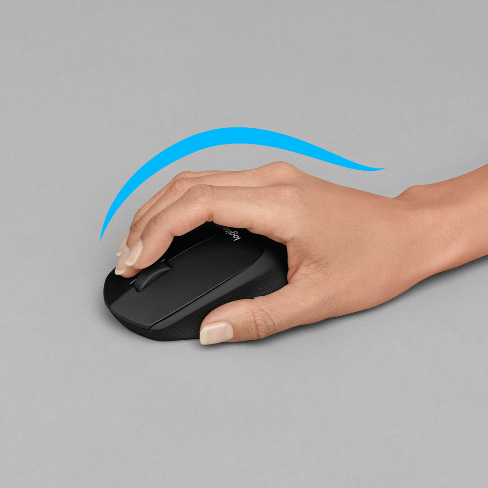 Produktbild för Logitech M330 Silent Plus datormöss högerhand RF Trådlös Mekanisk 1000 DPI