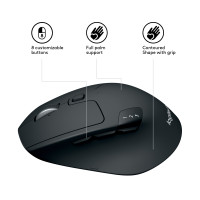 Produktbild för Logitech M720 datormöss högerhand Trådlös RF + Bluetooth Optisk 1000 DPI
