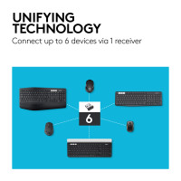 Produktbild för Logitech M720 datormöss högerhand Trådlös RF + Bluetooth Optisk 1000 DPI