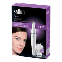 Produktbild för Braun FaceSpa 81458227 epilatorer 10 pincetter Svart, Blå