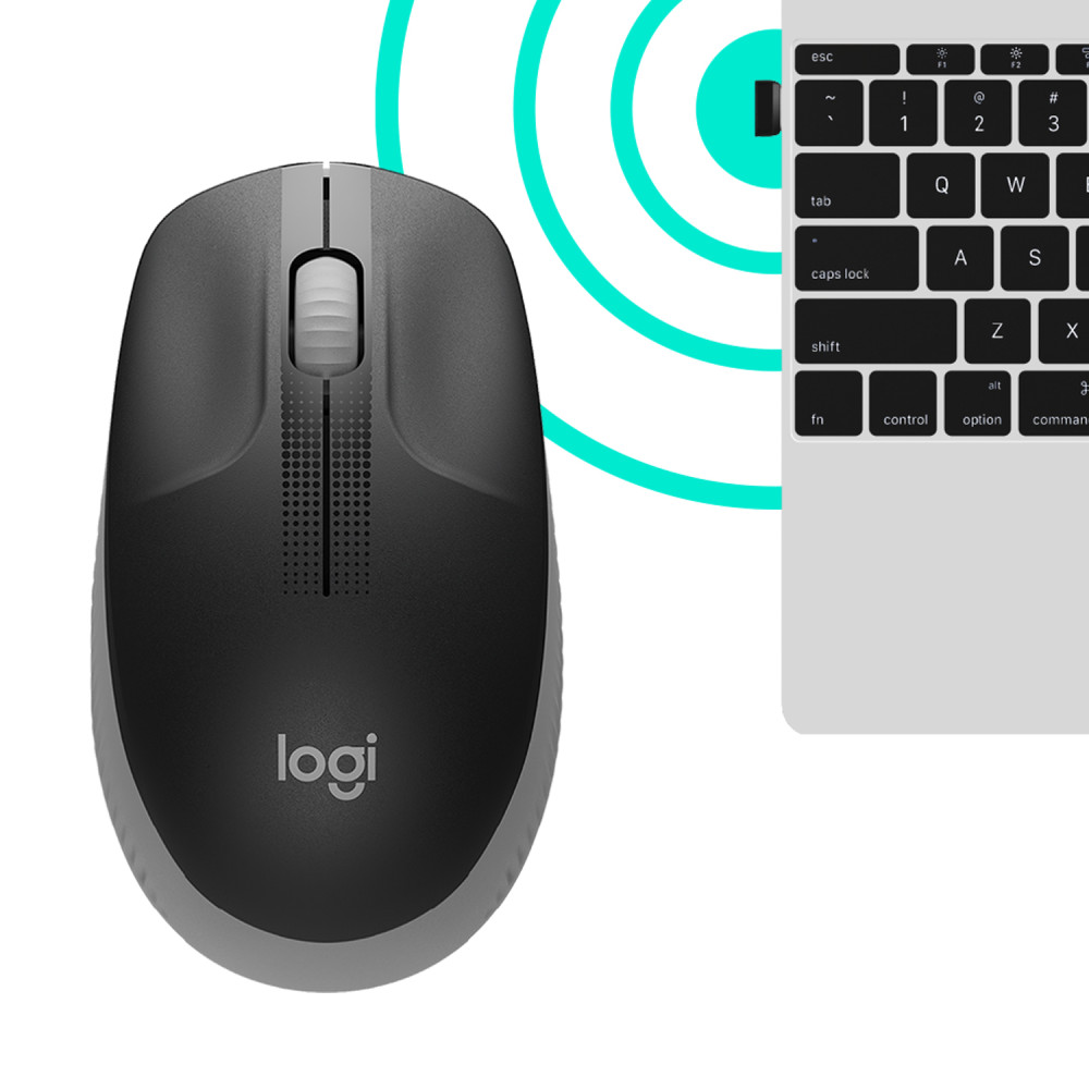 Produktbild för Logitech M190 datormöss Ambidextrous RF Trådlös Optisk 1000 DPI