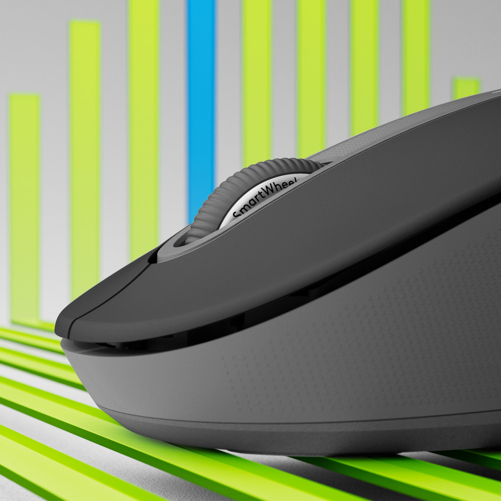 Produktbild för Logitech Signature M650 datormöss vänster hand Trådlös RF + Bluetooth Optisk 2000 DPI