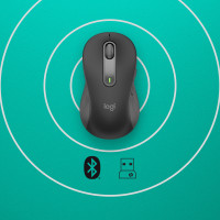 Produktbild för Logitech Signature M650 datormöss vänster hand Trådlös RF + Bluetooth Optisk 2000 DPI