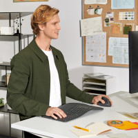 Produktbild för Logitech Lift datormöss vänster hand Trådlös RF + Bluetooth Optisk 4000 DPI
