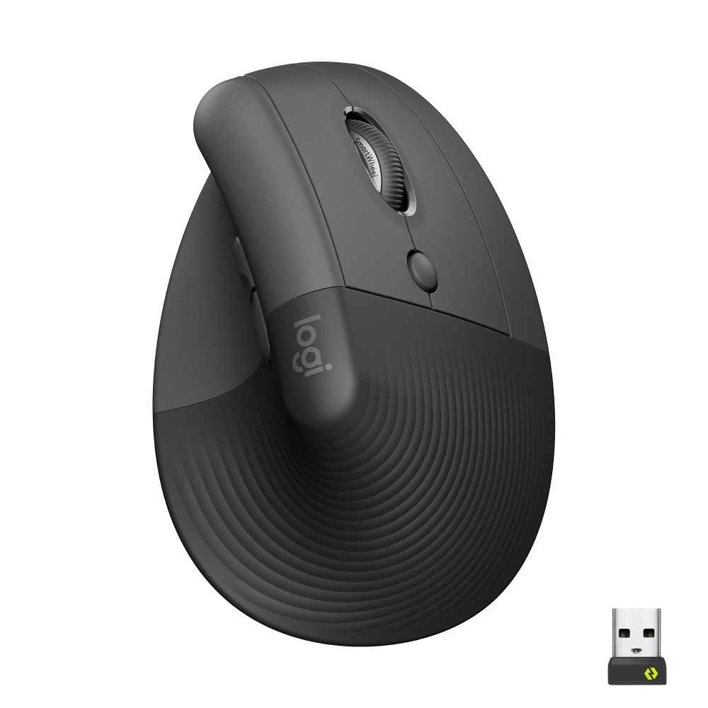Produktbild för Logitech Lift datormöss högerhand Trådlös RF + Bluetooth Optisk 4000 DPI