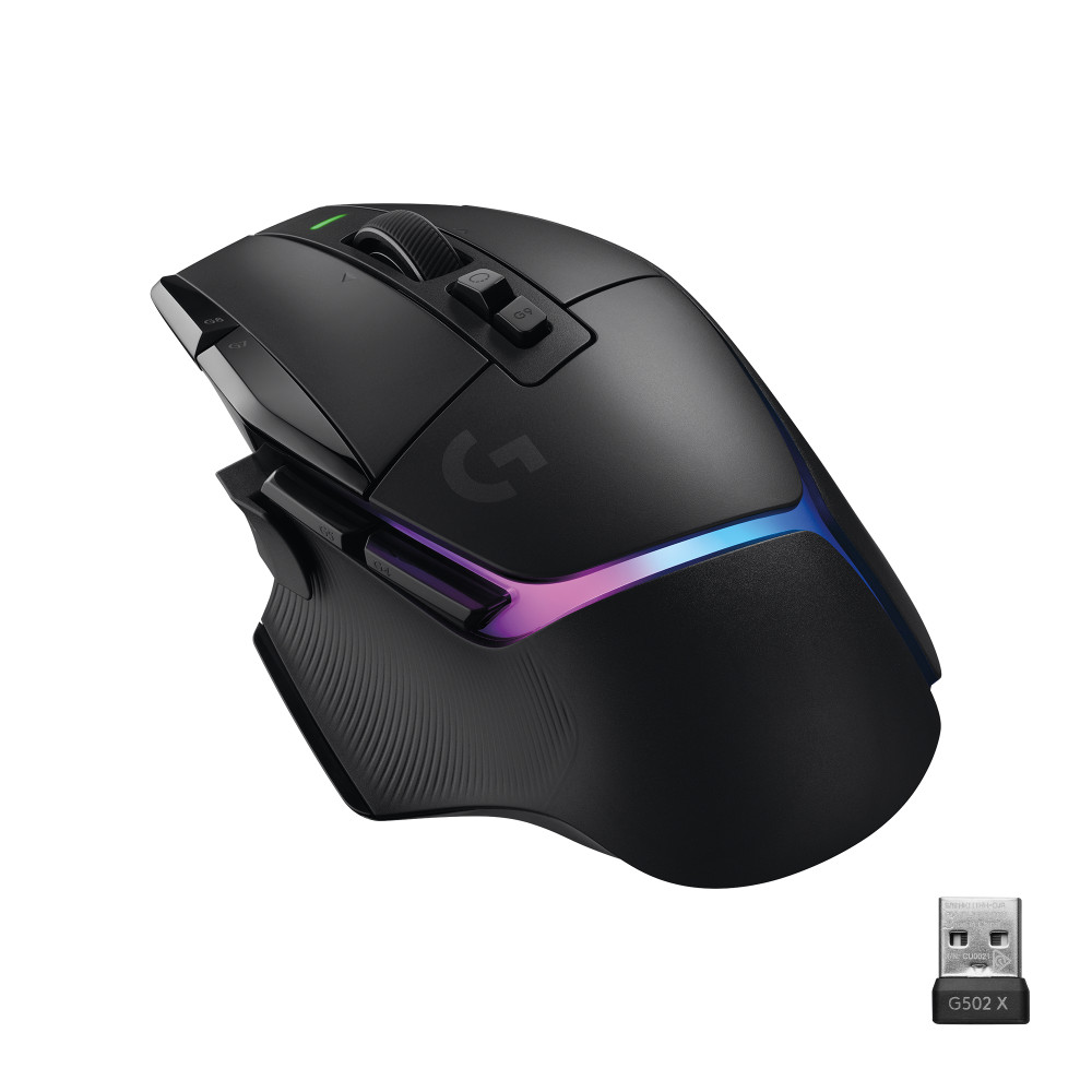 Produktbild för Logitech G G502 X Plus datormöss högerhand RF Trådlös Optisk 25600 DPI