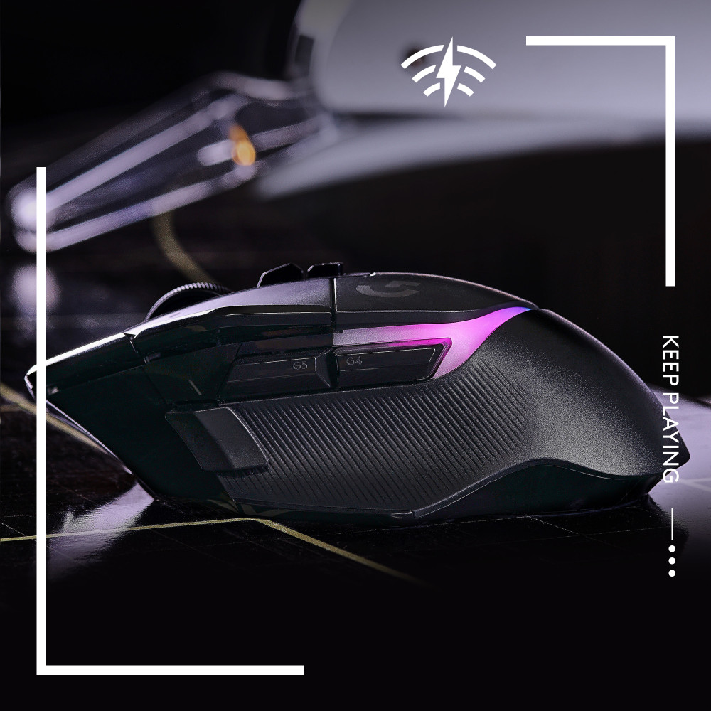 Produktbild för Logitech G G502 X Plus datormöss högerhand RF Trådlös Optisk 25600 DPI
